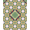 Green Tan Navy Red, Pattern 3, variant on ODIKA Design With Crossed Bats Ball And Stitched Seam Accents Baseball Field Sport Pet Friendly & Kids Safe Play for Playroom, Bedroom, Reading Nook
