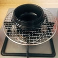 thumbnail image 2 of BBQ Round Grill Net Stainless Steel Cooling Steam Baking Rack Camping Wire Mesh, 2 of 7