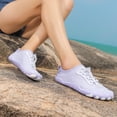 thumbnail image 5 of Purple Womens Breathable Athletic Quick Dry Water Shoes Outdoor Aqua Socks, 5 of 9