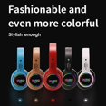 thumbnail image 5 of Bluelans St-l63 auriculares estéreo plegables inalámbricos compatibles con Bluetooth 5,0 con micrófono y luz Led, 5 of 5