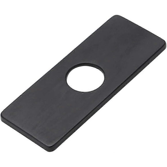Kitchen Sink Hole Plate for Bathroom Faucet Basin Brushed Nickel Faucet EscutcheonBlack