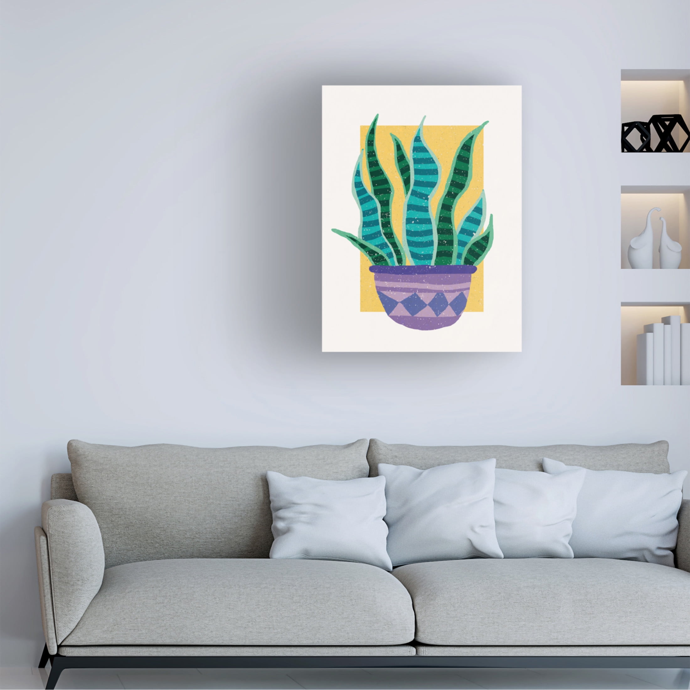 Trademark Fine Art Aylin Demir Plant in the Sun Canvas Wall Art