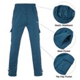 thumbnail image 3 of Men's Activewear 2 Piece Set Full Zip Up Jogging Suits And Winter Athletic Hooded Tracksuit Sets For Men(Teal,3XL), 3 of 5