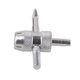 thumbnail image 5 of Removedor de base del vástago de Válvula del destornillador del neumático del camión Baoblaze 4 vías chapado de zinc-blanco, 5 of 8