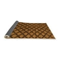 thumbnail image 2 of Ahgly Company Indoor Rectangle Abstract Orange Modern Area Rugs, 4' x 6', 2 of 4