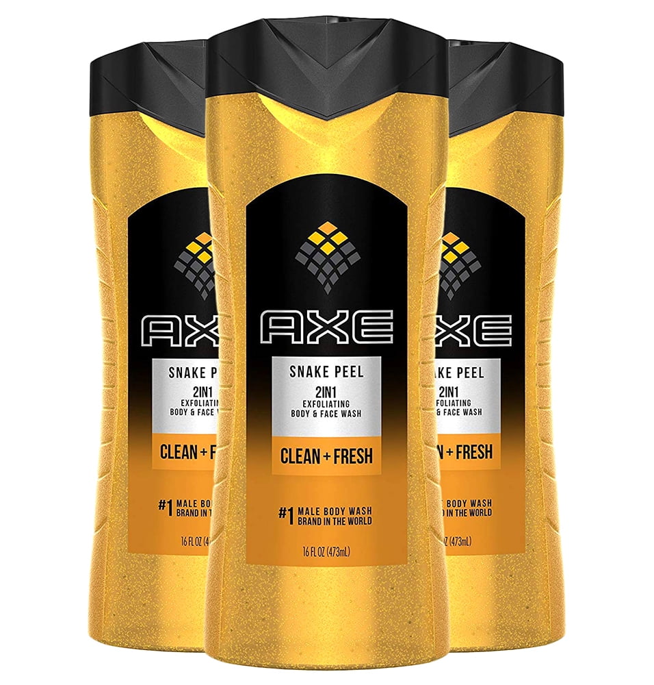 AXE, Shower Gel, Snake Peel 16 Ounce, 3 Pack