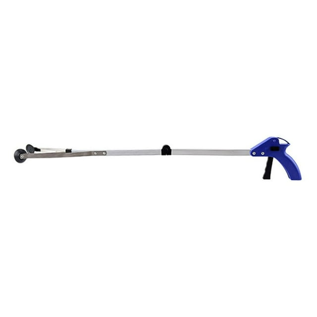 Brand New Foldable Long Reaching Pick Up Tool 83CM Claw Gripper Grabber Kitchen Tool blue blue
