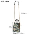 thumbnail image 2 of FORMRS Crossbody Bag for Women Quilted Travel Shoulder Cell Phone Purse with Chain Strap Handbag, Beige Floating Whale, 2 of 7