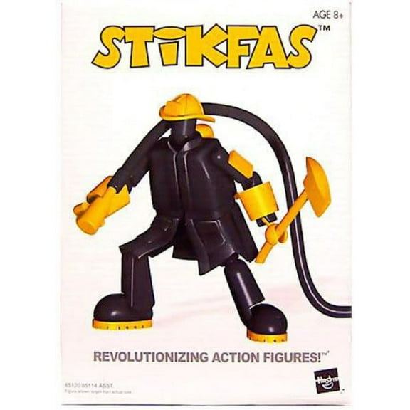 Stikfas Alpha Male Firefighter Action Figure Kit
