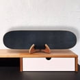 thumbnail image 4 of TABLZONE 1Set Longboard Skateboard Organizer Wooden Rack Space Saving Stable Support Light Brown, 4 of 6