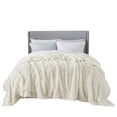 thumbnail image 1 of Manta Bedsure, suave, crema, tamaño king, esponjosa y esponjosa para invierno, 1 of 9