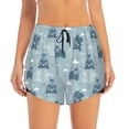 thumbnail image 4 of Lsque Cute Hippopotamus Printed Women's Running Shorts with Liner Pockets,Elastic Quick Dry Workout Athletic Gym Yoga Shorts,Womens High Waist Shorts-X-Large, 4 of 9