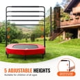 thumbnail image 3 of VEVOR Trampoline de 56 Pouces pour Enfants, Mini Trampoline Pliable pour Tout-Petits, Intérieur Extérieur, 3 of 9