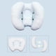 thumbnail image 4 of Almohada de viaje para apoyar la cabeza y el cuello, para asientos de coche y cochecitos, 4 of 4