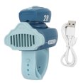 thumbnail image 2 of Reloj ventilador mini ventilador reloj 3 velocidades control de viento proyección dinámica para acampar ANGGREK Otros, 2 of 8