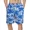 Light Blue, variant on Mens Swim Trunks Quick Dry Swim Board Shorts Beach Short with Pockets Print Elastic Waist Bathing Suit Swimsuit