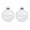 10cm, variant on SUSUchens Clear Christmas Ball Refillable Shatterproof Reusable Holiday Decoration Xmas Tree Hanging Ball Ornament Pendant Party Supplies Gift 10cm 2pcs