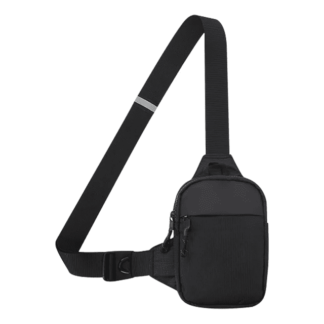 Bolso Bandolera Impermeable Para Hombre, Bolso Bandolera Xtellar negro