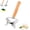 #A*1, variant on Stainless Steel Rolling Dumpling Wrapper Cutter, Manual Dough Cutting Tool with Wooden Handle for Home Kitchen Pastry Making (#A*1)