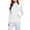 White, variant on Women's UPF 50  Lightweight Athletic Jacket Sun Protection Full Zip Long Sleeve Shirts Hiking Outdoor Pockets Workout Tops Yoga Zip Up Jackets Gym Tops Golf Shirts