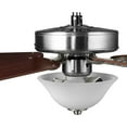 thumbnail image 5 of AirPro Collection 52" Five-Blade Ceiling fan with White Etched Light Kit, 5 of 16