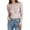 Beige, variant on Womens Tops Lace Design Long Sleeve Knit Top Casual Basic Round Neck Tee for Ladies Fashion T Shirts for Women Green S