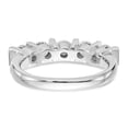 thumbnail image 5 of 14K White Gold Ring Band Wedding Diamond Round 5-Stone , Size 8, 5 of 7
