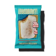 Legendary Cinnamon 20g Protein Pastry 10 pack, Low Carb Snack Pack to Go, Gluten free and <1g Sugar