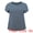 Navy Blue, variant on DARING DIVA Women's Plus Striped Raglan Sleeve Crew Neck T-Shirts Blouses 4X Navy Blue