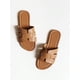 thumbnail image 1 of Ladies' Snake Pattern Slip-on Flat Sandals For Summer Vacation, Indoor And Outdoor, 1 of 4