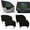 front and rear windows/4pcs, variant on Upgrade Stretchable&Breathable SUV Car Window Shade - Oversize Double Mesh for Heat Shading and Bug&UV Protection - Car Must Have Privacy Shades for Cars,Truck,SUV When Camping (Front window/2pcs)