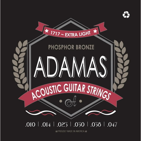 Ovation Adamas Phosphor Bronze Acoustic Guitar Strings (X-Light)
