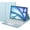 Blue, variant on Touch Keyboard Case for iPad Air 11-inch M3 (2025) / M2 (2024), iPad Air 5th (2022) / 4th Generation (2020) 10.9 Inch with Pencil Holder - Magnetically Detachable Touch Bluetooth Keyboard