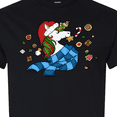 thumbnail image 4 of Inktastic Cute Christmas Unicorn with Cookies T-Shirt, 4 of 5