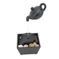 thumbnail image 4 of Floating Teapot Water Fountain Ornament USB 5V Battery Power Supply Tabletop Waterfall Decoration with LED Lights Stones, 4 of 8