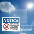 thumbnail image 6 of No Cell Phone During Your Appointment OSHA Notice Aluminum Sign 10 Inch x 7 Inch - 5 Pack, 6 of 8
