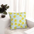 thumbnail image 6 of Honeii cute rubber duck Print Throw Pillow, Square Decorative Pillow Forms Soft Fluffy Plump Pillow Decorative Pillow Inserts,Couch Pillows-26"x26", 6 of 7
