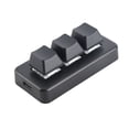 thumbnail image 1 of Teclado 3 Teclas Teclado RGB Retroiluminación USB 2.4g Inalámbrico Tres Botones Tres Modos Mini Programación Teclado Mecánico, 1 of 7