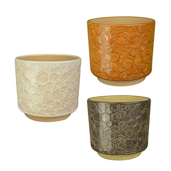 Pots Glazed 6pc PDQ