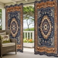 thumbnail image 3 of Blue Burnt Orange Boho Outdoor Curtains for Patio Waterproof,Windproof Privacy Curtains with Weighted Bottom,Antique Southwestern Tribal Outside Drapes for Picnic Garage Yard Cabana 54"x84" 1 Panel, 3 of 8