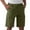 Army Green, variant on SYMOID Men's Green Cargo Shorts Size XS - 100% Polyester Quick-Drying | Multi-Pockets Elastic Waist | Casual & Outdoor Daily Wear