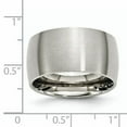 thumbnail image 6 of Primal Steel Stainless Steel Brushed 12mm Half Round Band, 6 of 11