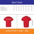 thumbnail image 2 of Gildan Mens Ultra Cotton Short Sleeve T-Shirt, 100% Cotton Solid Classic T-Shirt Heather Indigo XL, 2 of 6