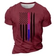 thumbnail image 1 of Camisetas de Manga Larga para Hombres Imprimir Casual Cuello Redondo Camiseta de Manga Corta, Camisetas de Manga Larga para Hombres Algodón, 1 of 4