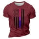 thumbnail image 1 of Camisetas de Manga Larga para Hombres Imprimir Casual Cuello Redondo Camiseta de Manga Corta, Camisetas de Manga Larga para Hombres Algodón, 1 of 4