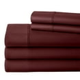 thumbnail image 4 of Split California King Sheet Set 800-Thread-Count 100% Egyptian Cotton 5 PC 12" Deep Pocket Mattress - Wine, 4 of 9
