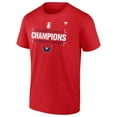 thumbnail image 2 of Men's Fanatics  Red Washington Capitals 2025 Metropolitan Division Champions T-Shirt, 2 of 4