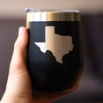 thumbnail image 3 of Bevvee Insulated Wine Tumbler 12 oz State Of Texas Texas Enthusiast Gifts Tumblers, 3 of 4