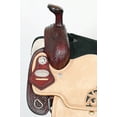 thumbnail image 5 of 15 In HILASON Western Horse Ranch Roping Roper American Leather Saddle, 5 of 7