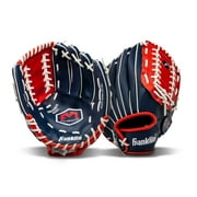 Franklin Sports Field Master Baseball + Softball Glove, 12 in, USA Red/White/Blue, Right Hand Throw